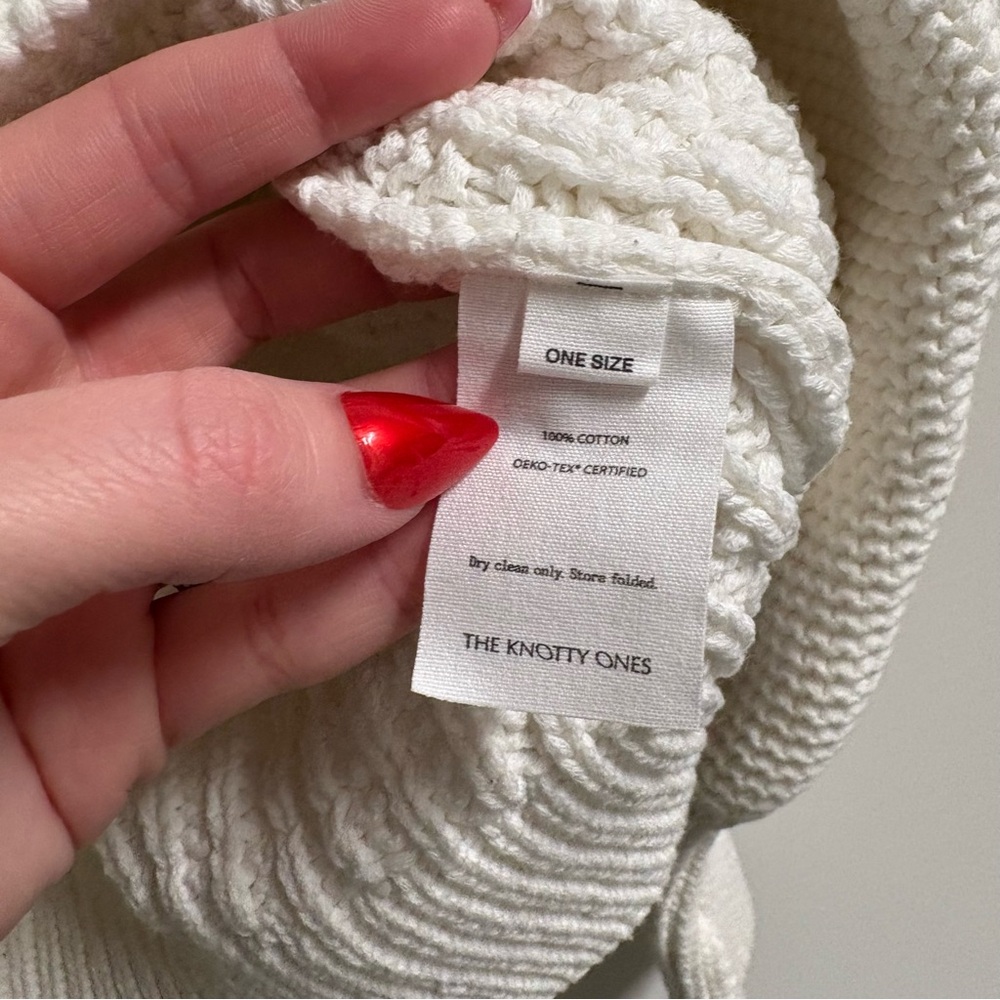 The Knotty Ones Delcia Organic Cotton Off-White‎ Sweater Size Small/Medium - Picture 5 of 8